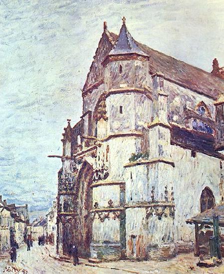 Alfred Sisley Church at Moret after the Rain China oil painting art